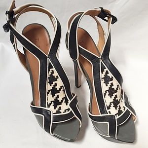 L.A.M.B. Oldwyn Houndstooth Platform Shoes